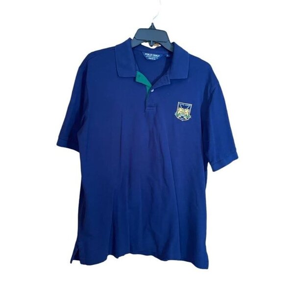 Ralph Lauren Polo Golf Shirt Athletic Fit Embroidered Logo Sports 1/4 Button L - Picture 1 of 6